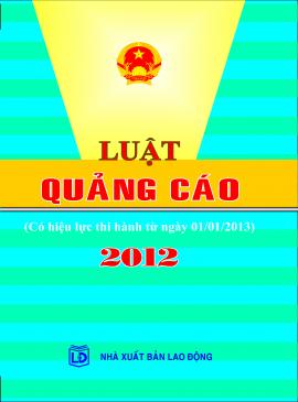 Luật Quảng cáo - Chương I: Những quy định chung